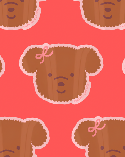 Oodles of Poodles Sticker