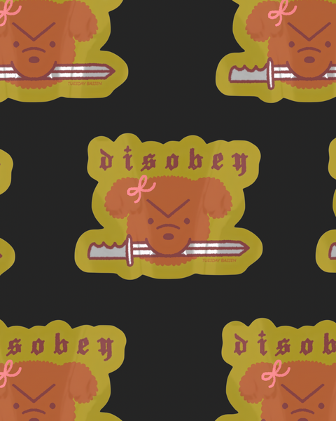 Disobey Sticker